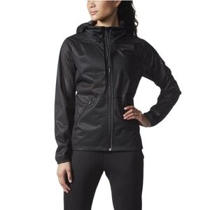 Adidas Climastorm Black Full Zip Jacket Womens Size M
